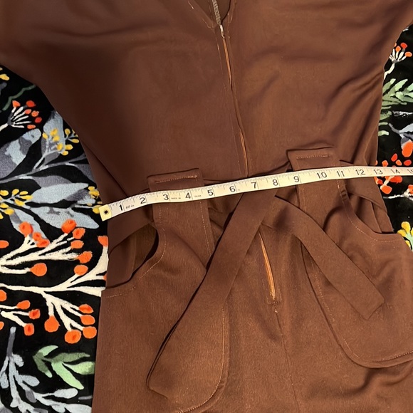Groovy Mr Brownstone polyester jumpsuit. - Picture 10 of 15
